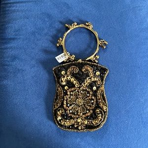 PIER 1 Mini bead and sequin bag. NWT